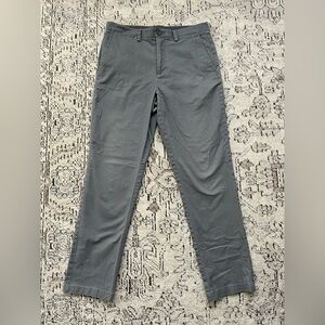 Croft & Barrow Easy Care Straight Fit Chino Pants - Grey Size 34 X 32